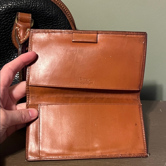 Dooney and Bourke Black and Brown Leather Handbag - Picture 11 of 12